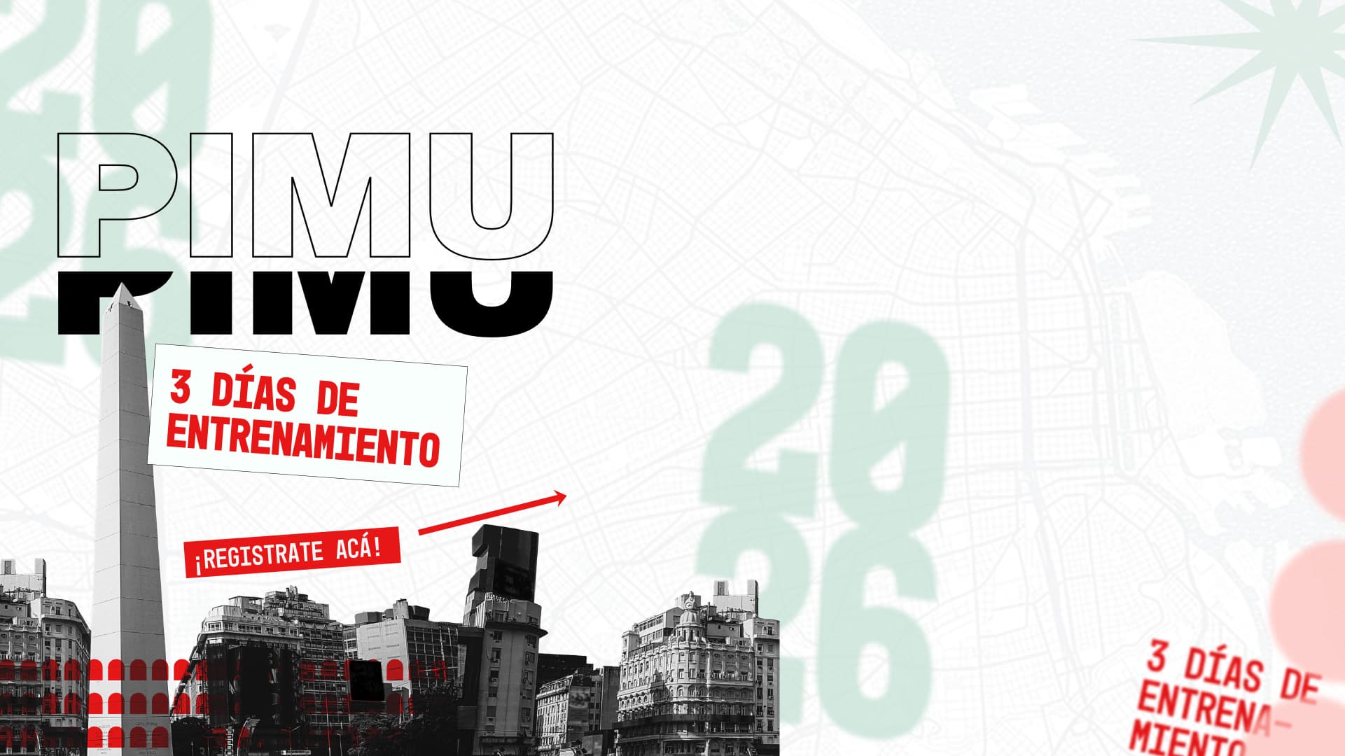 PIMU - 3 días de entrenamiento - Registrate acá