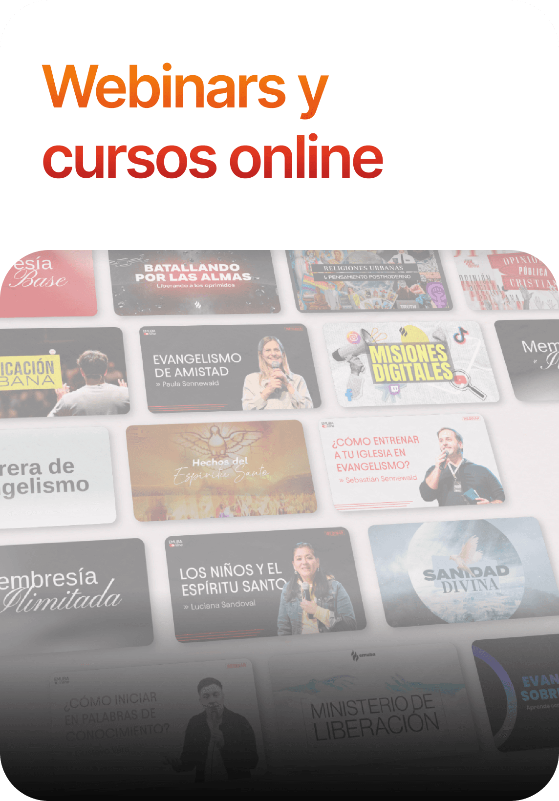 Webinars y cursos online